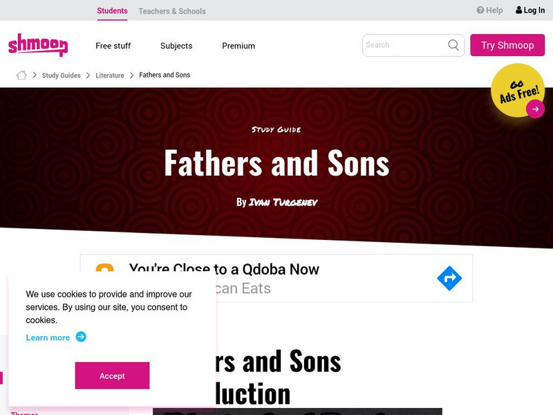 Shmoop: Fathers and Sons Activity Shmoop: Fathers and Sons Activity