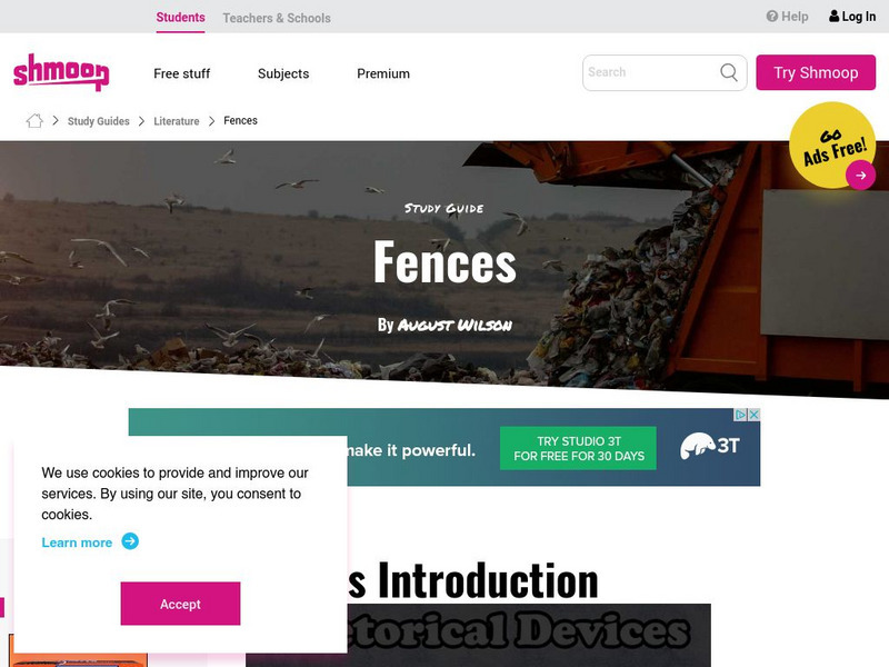 Shmoop: Fences Activity Shmoop: Fences Activity