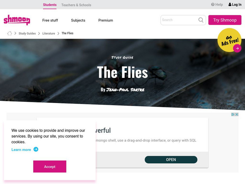 Shmoop: Flies Unit Plan Shmoop: Flies Unit Plan