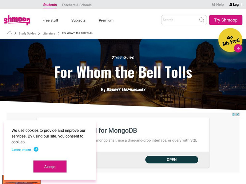 Shmoop: For Whom the Bell Tolls Unit Plan Shmoop: For Whom the Bell Tolls Unit Plan