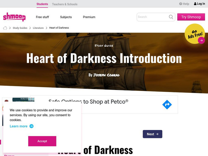 Shmoop: Heart of Darkness Activity Shmoop: Heart of Darkness Activity