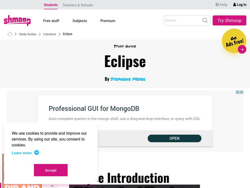 Shmoop: Eclipse Activity Shmoop: Eclipse Activity