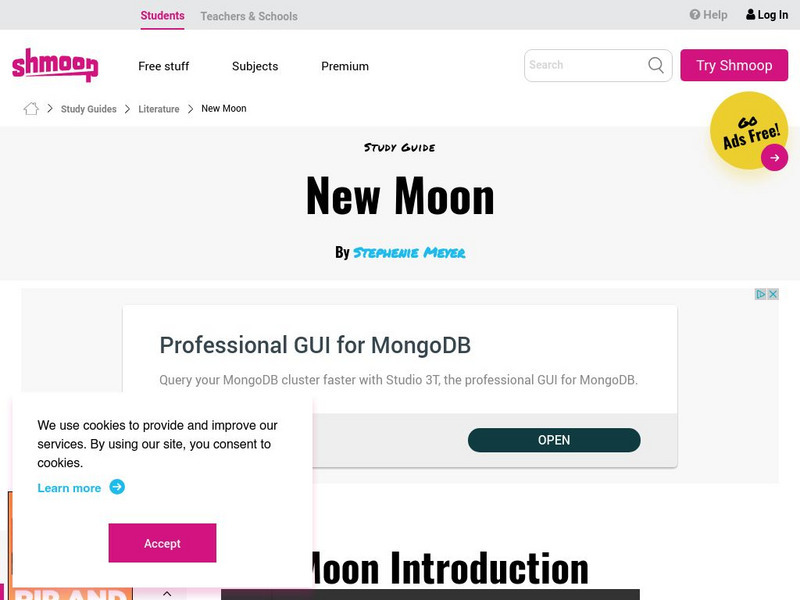 Shmoop: New Moon Activity