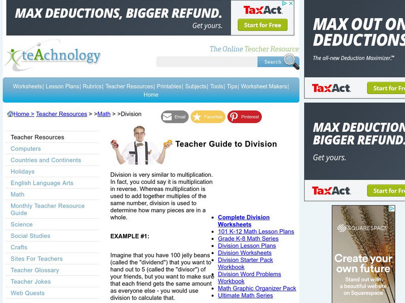 Teachnology: Division Teaching Theme Activity Teachnology: Division Teaching Theme Activity