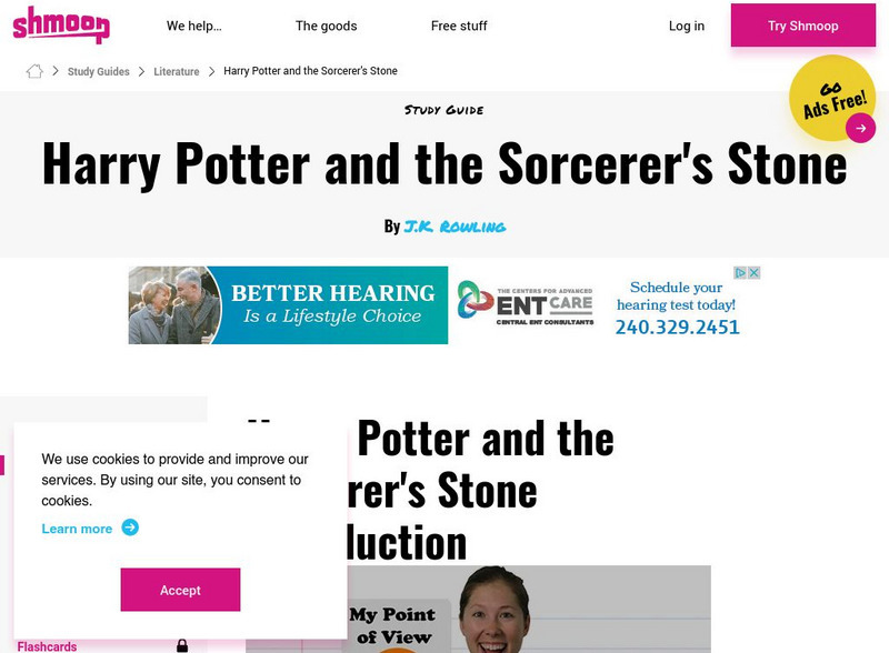 Shmoop: Harry Potter and the Sorcerer's Stone Activity Shmoop: Harry Potter and the Sorcerer's Stone Activity