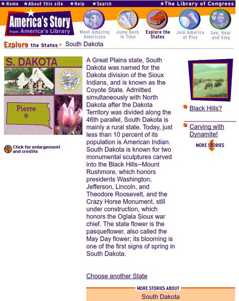 Loc: America's Story: South Dakota Handout Loc: America's Story: South Dakota Handout