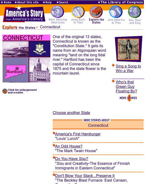 Loc: America's Story: Connecticut Handout Loc: America's Story: Connecticut Handout