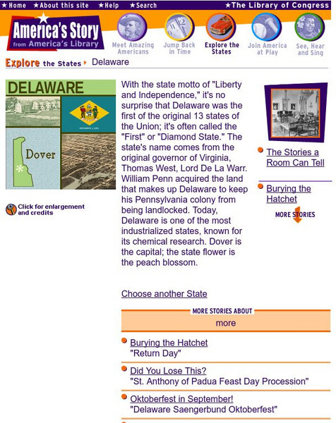Loc: America's Story: Delaware Handout