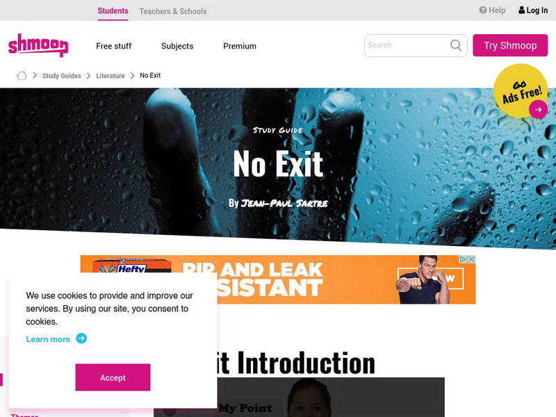 Shmoop: No Exit Activity Shmoop: No Exit Activity