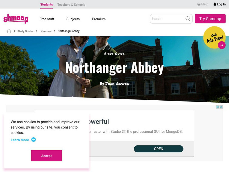 Shmoop: Northanger Abbey Activity