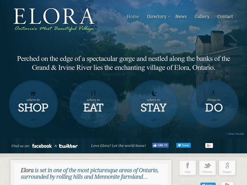 Business Improvement Area of Elora: Elora Ontario's Most Beautiful Village Website