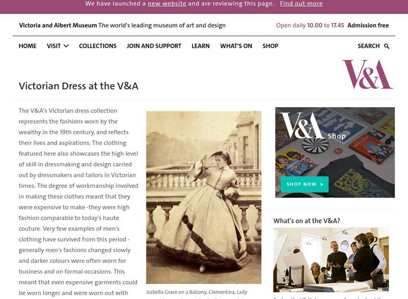 Victoria and Albert Museum: Victorian Dress at the V&a Article Victoria and Albert Museum: Victorian Dress at the V&a Article