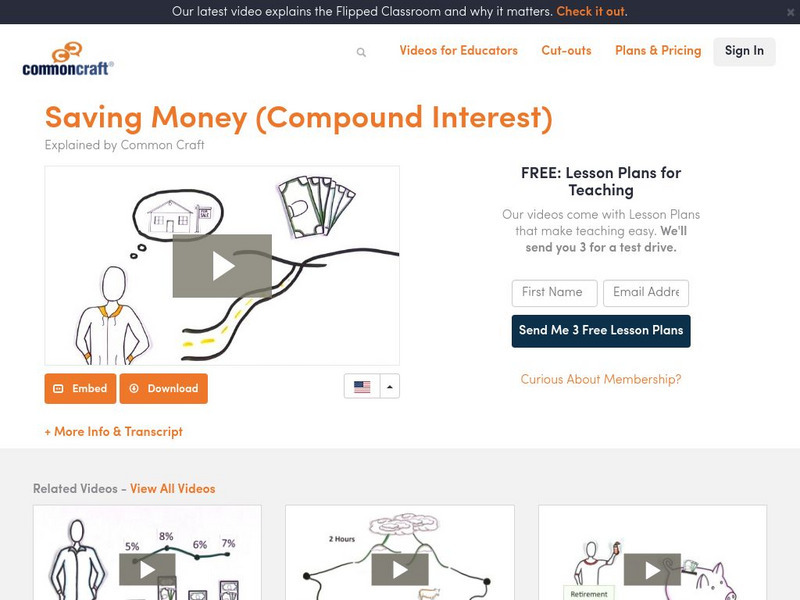 Common Craft: Saving Money (Compound Interest) Instructional Video Common Craft: Saving Money (Compound Interest) Instructional Video