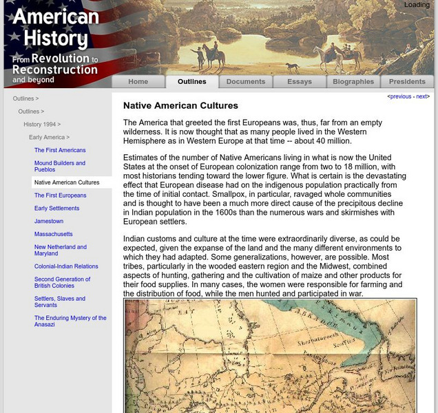 American History: Outlines: Early America: Native American Cultures eBook American History: Outlines: Early America: Native American Cultures eBook