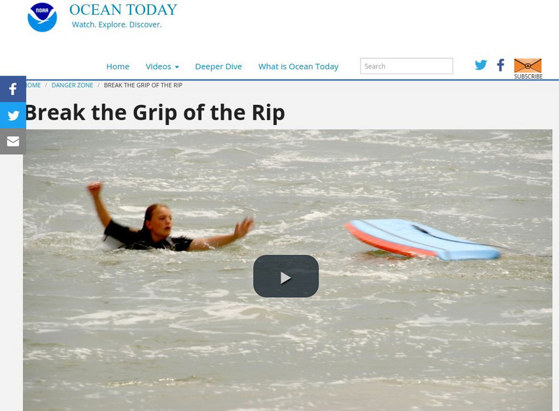 Noaa: The Ocean Today: Break the Grip of the Rip Instructional Video Noaa: The Ocean Today: Break the Grip of the Rip Instructional Video