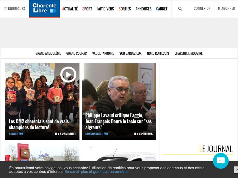 Charente Libre Website Charente Libre Website