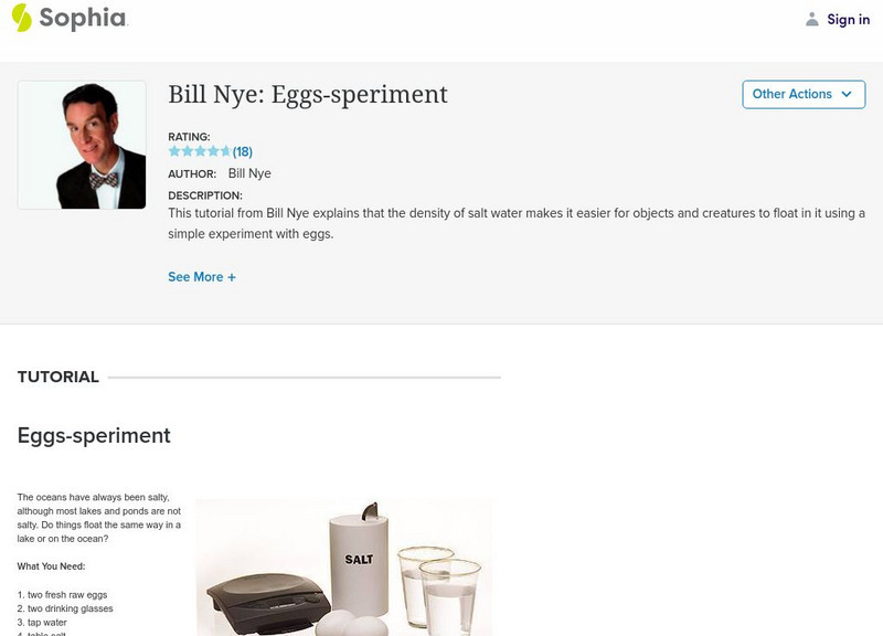 Sophia: Physics: Bill Nye: Eggs Speriment Activity Sophia: Physics: Bill Nye: Eggs Speriment Activity