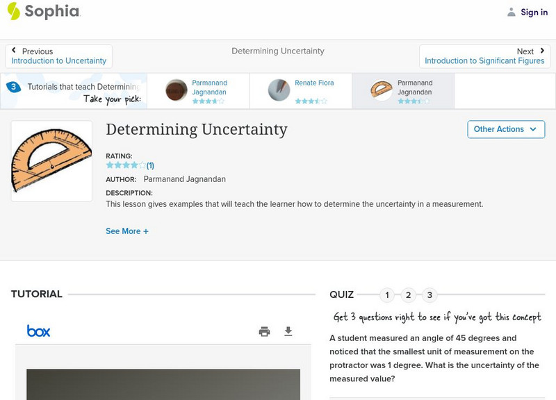 Sophia: Determining Uncertainty PPT Sophia: Determining Uncertainty PPT