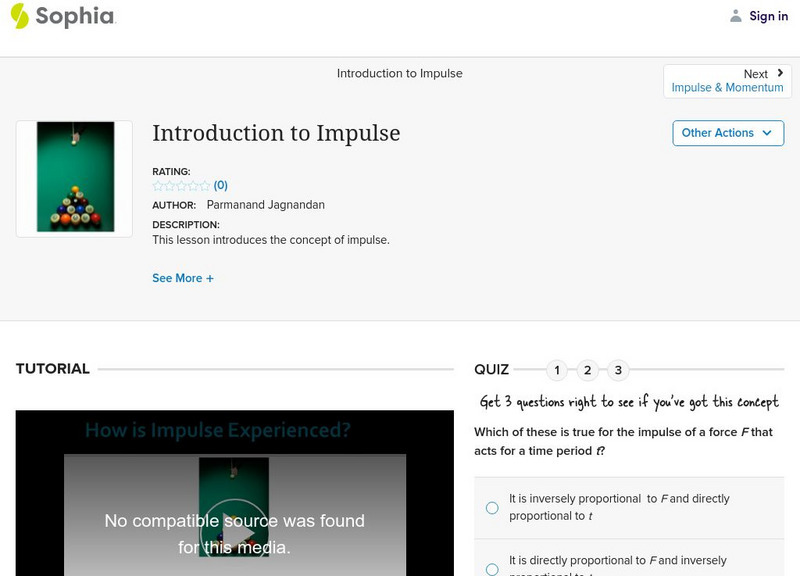 Sophia: Introduction to Impulse Instructional Video