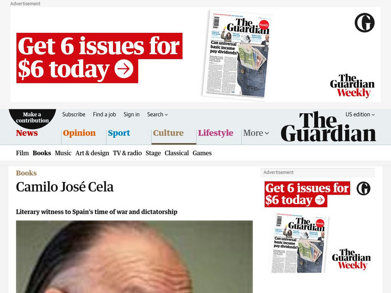Guardian: Jose Cela Camilo Website Guardian: Jose Cela Camilo Website