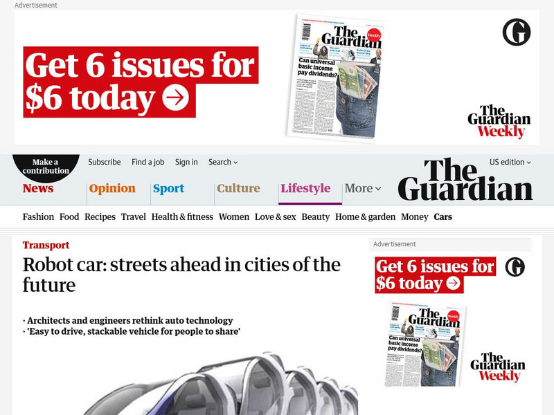 Guardian: Robot Car: Streets Ahead in Cities of the Future Website Guardian: Robot Car: Streets Ahead in Cities of the Future Website