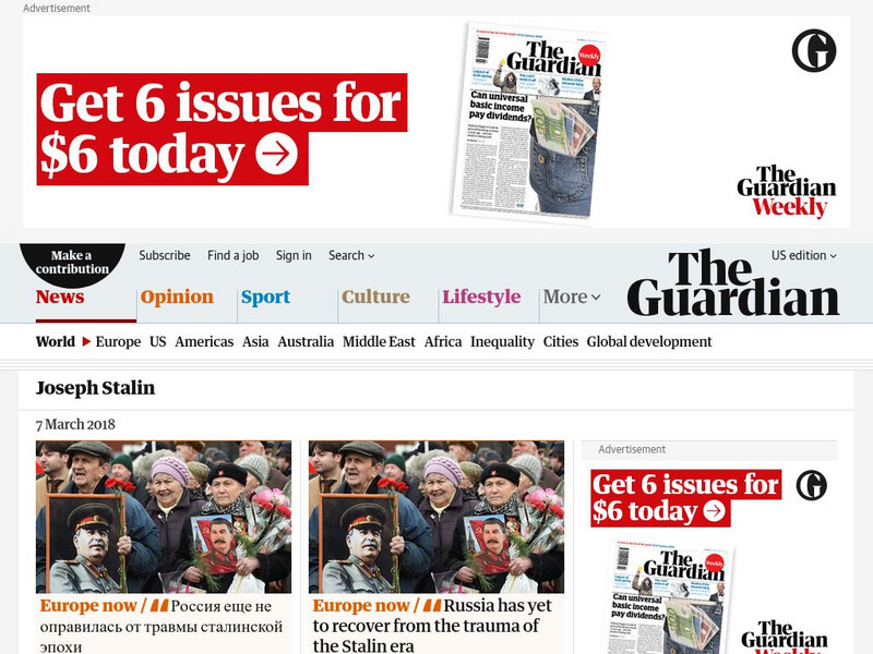 Guardian: Joseph Stalin News Website Guardian: Joseph Stalin News Website