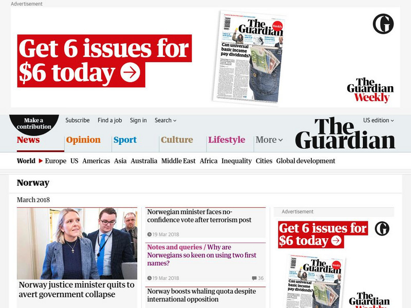 Guardian: Norway News Website Guardian: Norway News Website