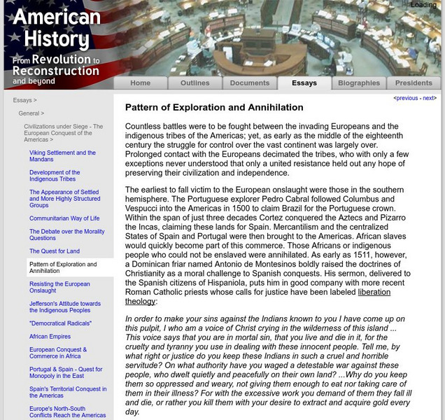 American History: Essays: Pattern of Exploraiton and Annihilation eBook American History: Essays: Pattern of Exploraiton and Annihilation eBook