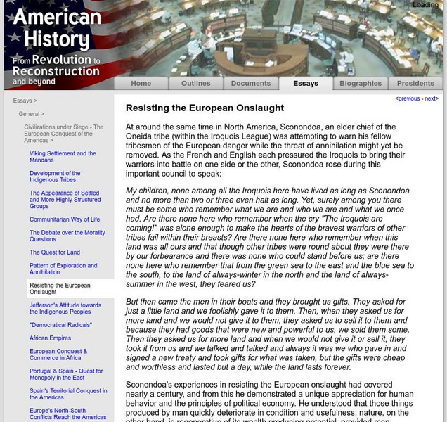 American History: Essays: Resisting the European Onslaught eBook American History: Essays: Resisting the European Onslaught eBook