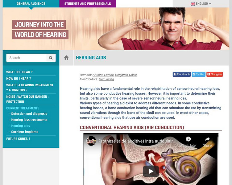 Journey Into the World of Hearing: Hearing Aids Instructional Video