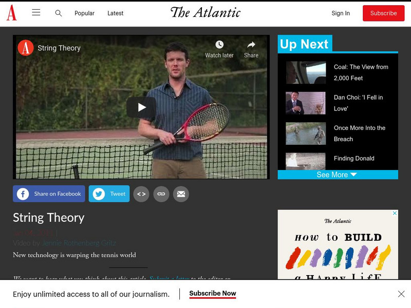 The Atlantic: String Theory Instructional Video