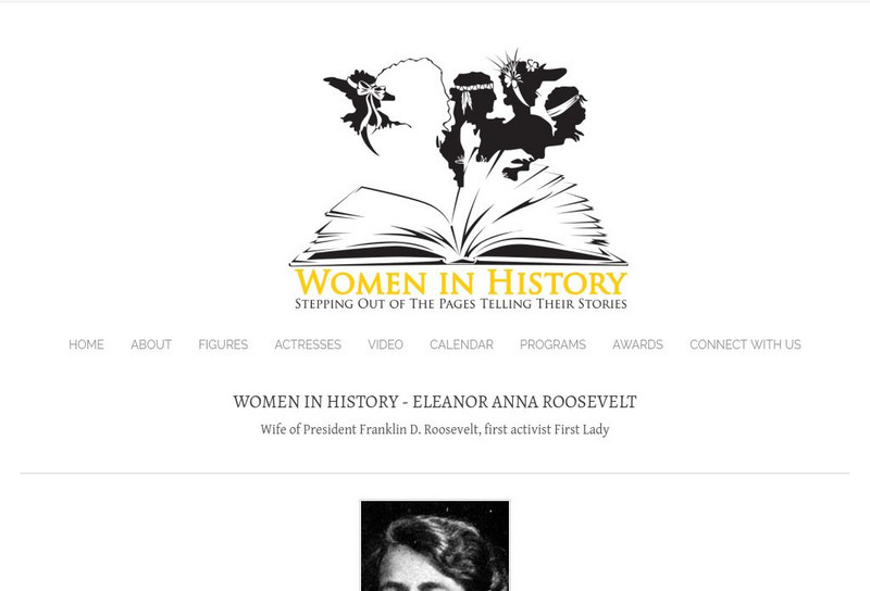 Women in History: Eleanor Roosevelt Handout Women in History: Eleanor Roosevelt Handout