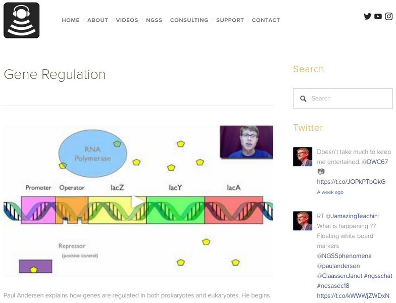 Bozeman Science: Gene Regulation Instructional Video Bozeman Science: Gene Regulation Instructional Video