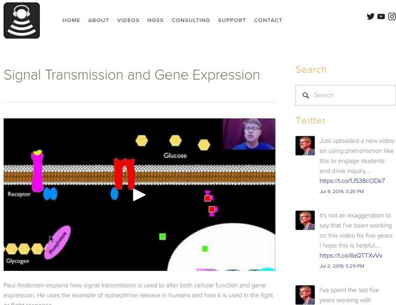 Bozeman Science: Signal Transmission and Gene Expression Instructional Video Bozeman Science: Signal Transmission and Gene Expression Instructional Video