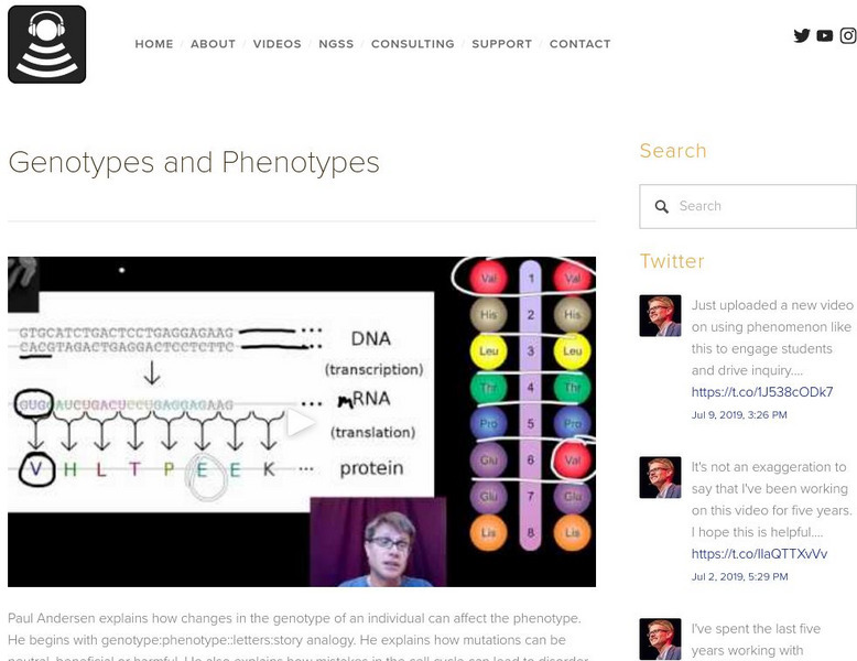 Bozeman Science: Genotypes and Phenotypes Instructional Video Bozeman Science: Genotypes and Phenotypes Instructional Video
