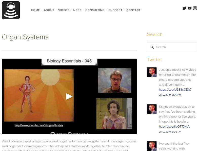 Bozeman Science: Organ Systems Instructional Video Bozeman Science: Organ Systems Instructional Video