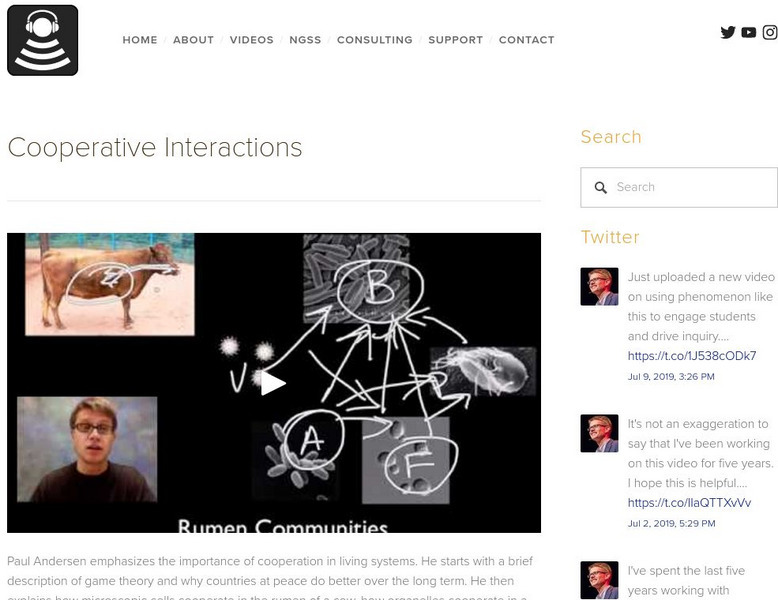 Bozeman Science: Cooperative Interactions Instructional Video Bozeman Science: Cooperative Interactions Instructional Video
