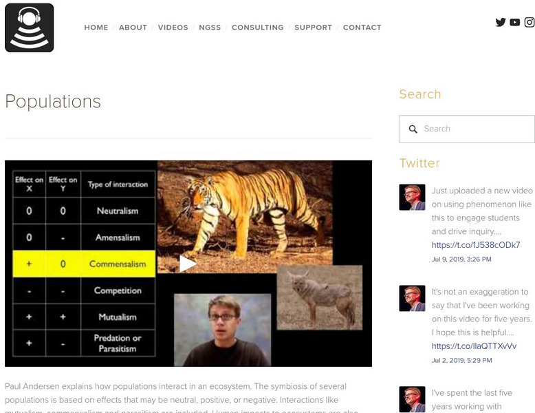 Bozeman Science: Populations Instructional Video Bozeman Science: Populations Instructional Video