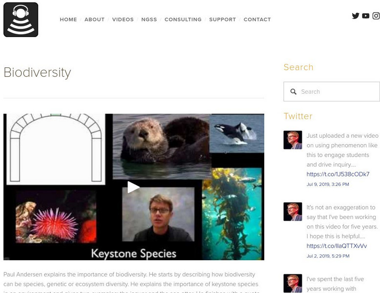 Bozeman Science: Biodiversity Instructional Video