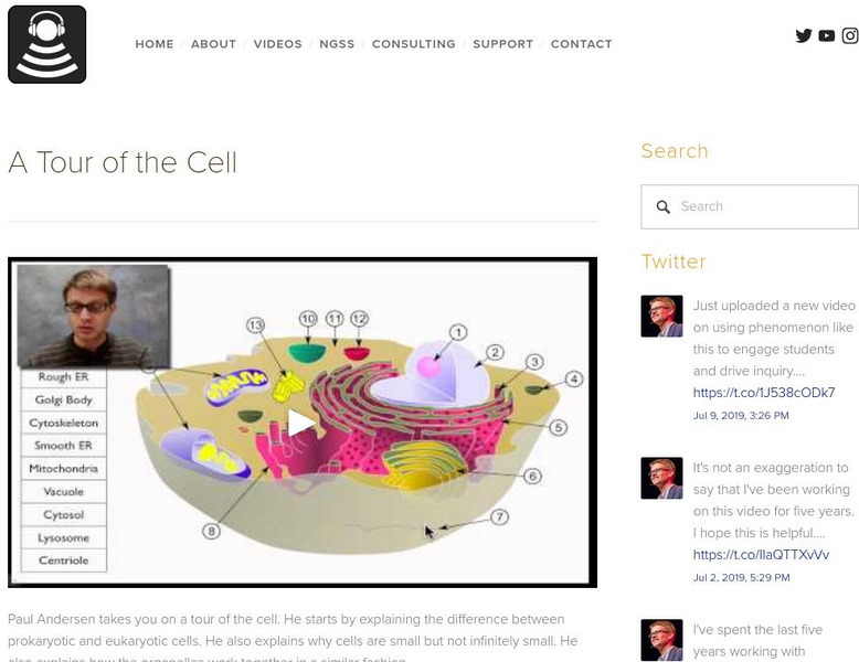 Bozeman Science: A Tour of the Cell Instructional Video Bozeman Science: A Tour of the Cell Instructional Video