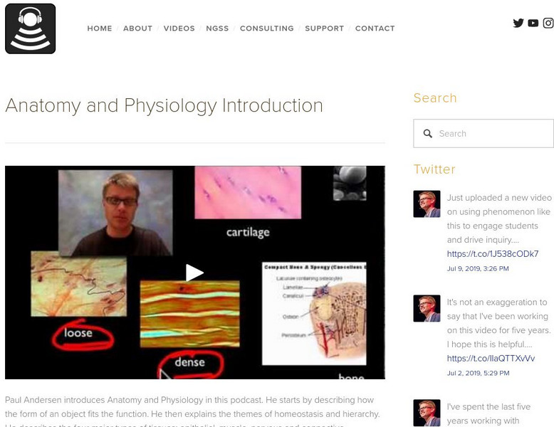 Bozeman Science: Anatomy and Physiology Introduction Instructional Video Bozeman Science: Anatomy and Physiology Introduction Instructional Video