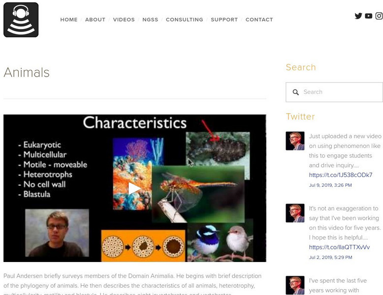 Bozeman Science: Animals Instructional Video Bozeman Science: Animals Instructional Video