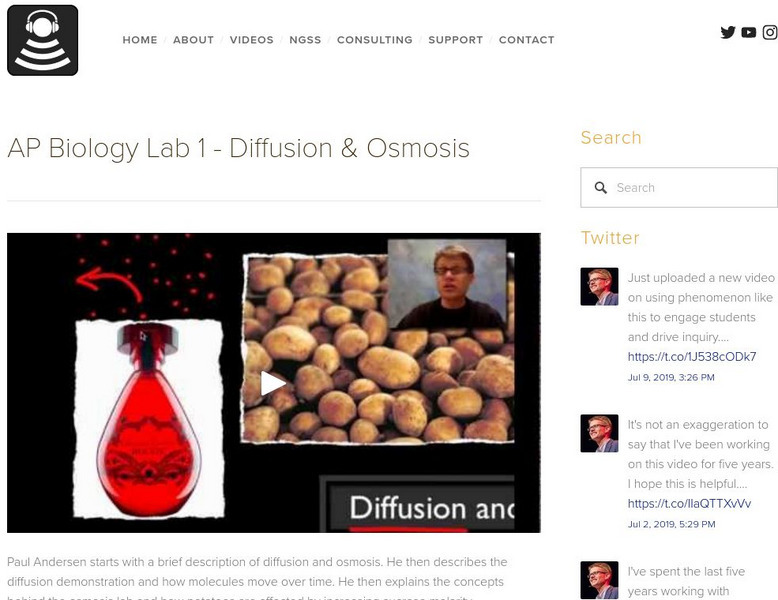 Bozeman Science: Ap Biology Lab 1 Diffusion & Osmosis Instructional Video Bozeman Science: Ap Biology Lab 1 Diffusion & Osmosis Instructional Video