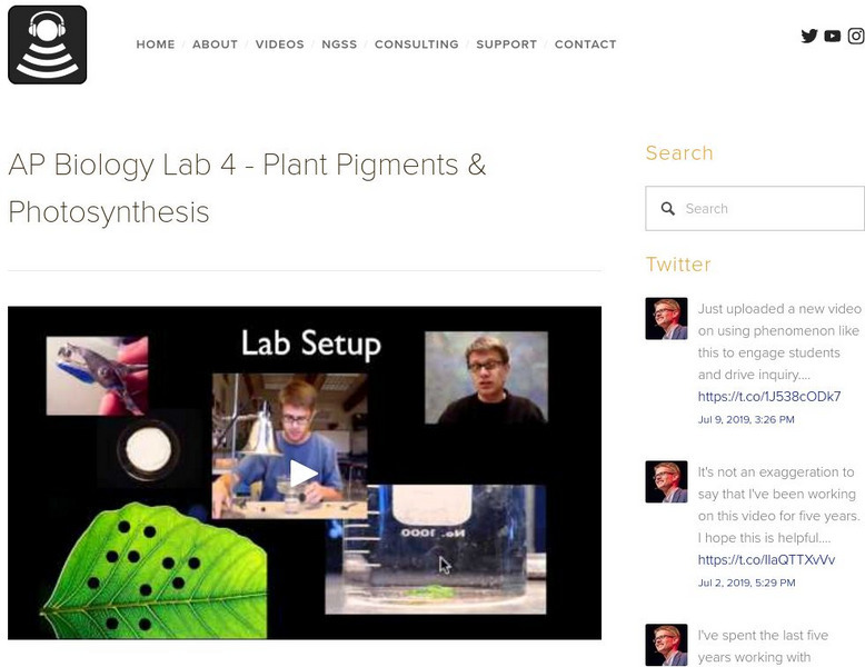 Bozeman Science: Ap Biology Lab 4 Plant Pigments & Photosynthesis Instructional Video Bozeman Science: Ap Biology Lab 4 Plant Pigments & Photosynthesis Instructional Video