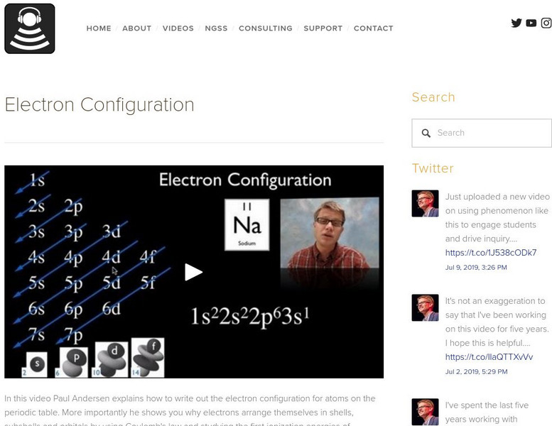 Bozeman Science: Ap Chemistry: Electron Configuration Instructional Video Bozeman Science: Ap Chemistry: Electron Configuration Instructional Video