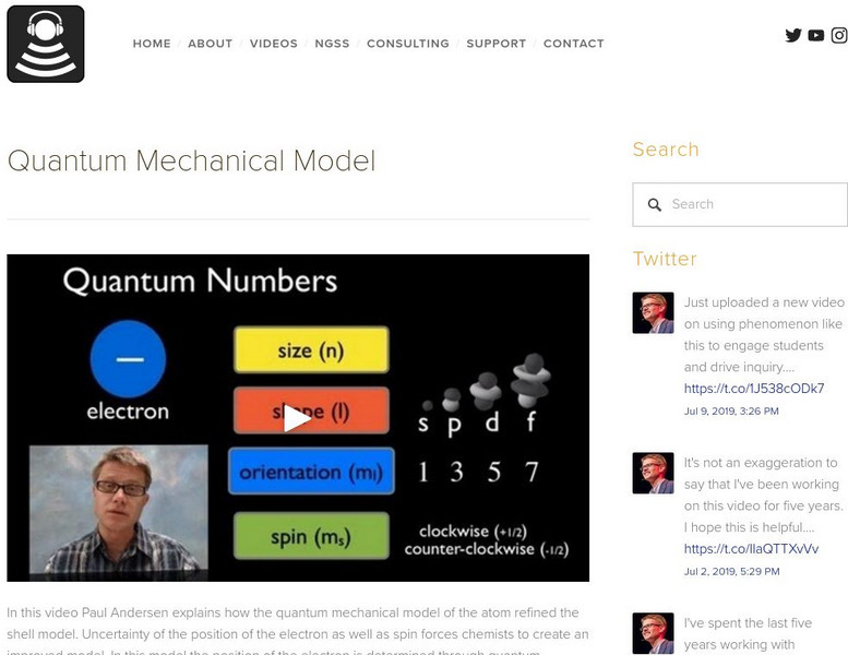 Bozeman Science: Ap Chemistry: Quantum Mechanical Model Instructional Video Bozeman Science: Ap Chemistry: Quantum Mechanical Model Instructional Video