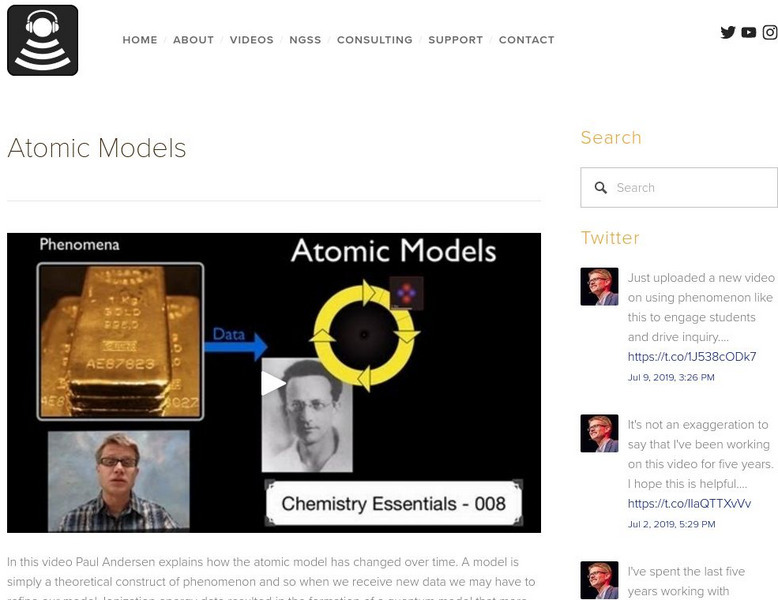 Bozeman Science: Ap Chemistry: Atomic Models Instructional Video Bozeman Science: Ap Chemistry: Atomic Models Instructional Video