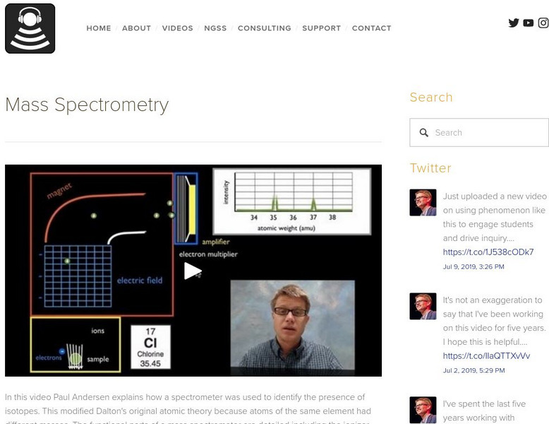 Bozeman Science: Ap Chemistry: Mass Spectrometry Instructional Video Bozeman Science: Ap Chemistry: Mass Spectrometry Instructional Video