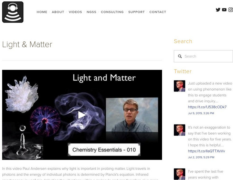 Bozeman Science: Ap Chemistry: Light & Matter Instructional Video Bozeman Science: Ap Chemistry: Light & Matter Instructional Video