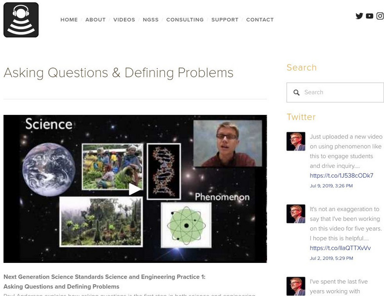 Bozeman Science: Asking Questions & Defining Problems Instructional Video